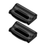 Maxbell Car Automobile Seat Safety Belt Clip Stopper Adjuster Comfortable Durable Black