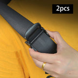 Maxbell Car Automobile Seat Safety Belt Clip Stopper Adjuster Comfortable Durable Black