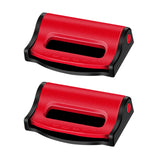 Maxbell Car Automobile Seat Safety Belt Clip Stopper Adjuster Comfortable Durable Red
