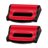 Maxbell Car Automobile Seat Safety Belt Clip Stopper Adjuster Comfortable Durable Red