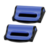 Maxbell Car Automobile Seat Safety Belt Clip Stopper Adjuster Comfortable Durable Blue