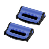 Maxbell Car Automobile Seat Safety Belt Clip Stopper Adjuster Comfortable Durable Blue