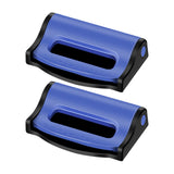 Maxbell Car Automobile Seat Safety Belt Clip Stopper Adjuster Comfortable Durable Blue