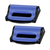 Maxbell Car Automobile Seat Safety Belt Clip Stopper Adjuster Comfortable Durable Blue