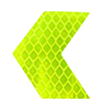 Maxbell 10x Arrow Reflective Stickers Night Sign Self Adhesive for Truck Green