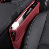Maxbell Car Seat Gap Filler Organizer Car Interior Accessories for Keys Cards Red