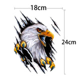 Maxbell Eagle Car Sticker Decals Simulation Cartoon for Bumpers Motorcycle Right