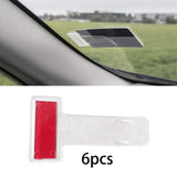 Maxbell 6Pcs Car Windscreen Parking Ticket Clip Holder Transparent for car