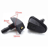 Maxbell 2Pcs Car Windshield Washer Nozzle Front Window Spray Jet Replacement Durable