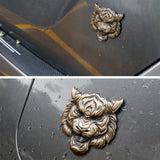 Maxbell Tiger Face Auto Sticker Decal Metal Universal for Side Truck Vehicles