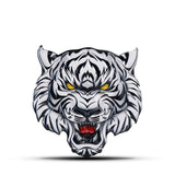 Maxbell Tiger Metal Sticker for tiger Face Shape for Motocycle Car Laptop