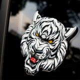 Maxbell Tiger Metal Sticker for tiger Face Shape for Motocycle Car Laptop