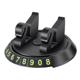 Maxbell 2 in 1 Temporary Parking Card Number Plate Car Phone Holder for Parking Style D