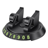 Maxbell 2 in 1 Temporary Parking Card Number Plate Car Phone Holder for Parking Style D