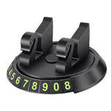 Maxbell 2 in 1 Temporary Parking Card Number Plate Car Phone Holder for Parking Style D