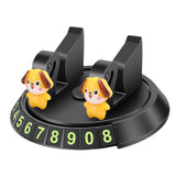 Maxbell 2 in 1 Temporary Parking Card Number Plate Car Phone Holder for Parking Style E