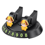 Maxbell 2 in 1 Temporary Parking Card Number Plate Car Phone Holder for Parking Style E