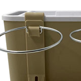 Maxbell Car Armrest Storage box Cup Holder car Storage for Coffee Beige Yellow