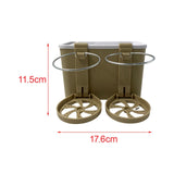 Maxbell Car Armrest Storage box Cup Holder car Storage for Coffee Beige Yellow