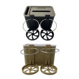Maxbell Car Armrest Storage box Cup Holder car Storage for Coffee Beige Yellow