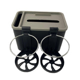 Maxbell Car Armrest Storage box Cup Holder car Storage for Coffee Black