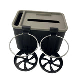 Maxbell Car Armrest Storage box Cup Holder car Storage for Coffee Black