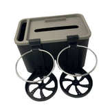 Maxbell Car Armrest Storage box Cup Holder car Storage for Coffee Black