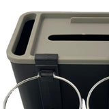 Maxbell Car Armrest Storage box Cup Holder car Storage for Coffee Black