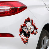 Maxbell wolf 3D Car Sticker Decorative Vehicle for Walls Auto Truck Left