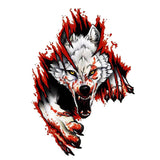 Maxbell wolf 3D Car Sticker Decorative Vehicle for Walls Auto Truck Left