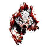 Maxbell wolf 3D Car Sticker Decorative Vehicle for Walls Auto Truck Left