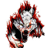 Maxbell wolf 3D Car Sticker Decorative Vehicle for Walls Auto Truck Left