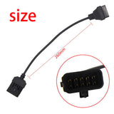 Maxbell OBDII Extension Cable Extend Cord Replaces for 10Pin to OBD OBDII 16Pin