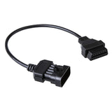 Maxbell OBDII Extension Cable Extend Cord Replaces for 10Pin to OBD OBDII 16Pin