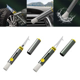 Maxbell Car Detailing Cleaning Brush Window Breaker Multipurpose for Buttons Gray