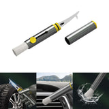 Maxbell Car Detailing Cleaning Brush Window Breaker Multipurpose for Buttons Gray