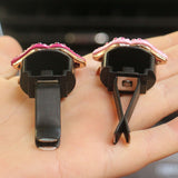 Maxbell Car Vent Clip Fashion for Auto Interior Decoration Accessory Parts Pink