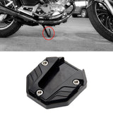 Maxbell Motorcycle Kickstand Supporting Pad Universal Durable Spare Parts Premium Black