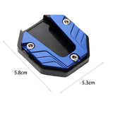 Maxbell Motorcycle Kickstand Supporting Pad Universal Durable Spare Parts Premium Blue