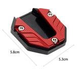 Maxbell Motorcycle Kickstand Supporting Pad Universal Durable Spare Parts Premium Red