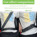 Maxbell 2Pcs Premium seat Adjuster Clips Protective Safety Strap Adjuster Pad