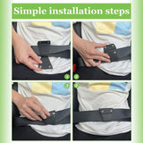 Maxbell 2Pcs Premium seat Adjuster Clips Protective Safety Strap Adjuster Pad