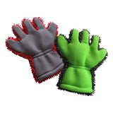 Maxbell Wash Mitts Premium for Car Cleaning Interior Exterior Red