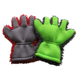 Maxbell Wash Mitts Premium for Car Cleaning Interior Exterior Red