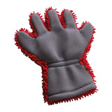 Maxbell Wash Mitts Premium for Car Cleaning Interior Exterior Red