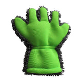 Maxbell Wash Mitts Premium for Car Cleaning Interior Exterior Green