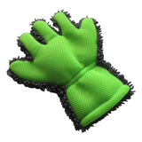 Maxbell Wash Mitts Premium for Car Cleaning Interior Exterior Green