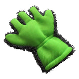 Maxbell Wash Mitts Premium for Car Cleaning Interior Exterior Green