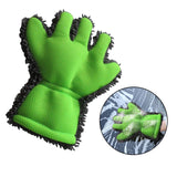 Maxbell Wash Mitts Premium for Car Cleaning Interior Exterior Green