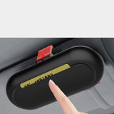 Maxbell Universal Car Glasses Case Automotive Accessories Sun Visor Black